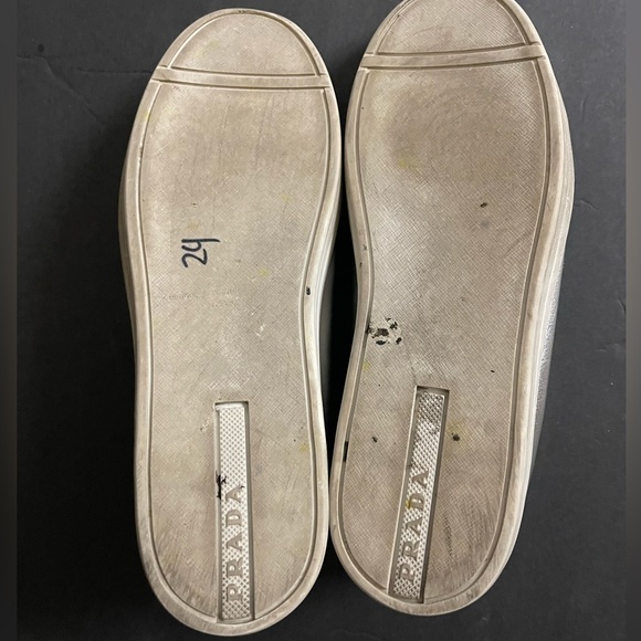 Prada silver sneakers - Picture 8 of 9